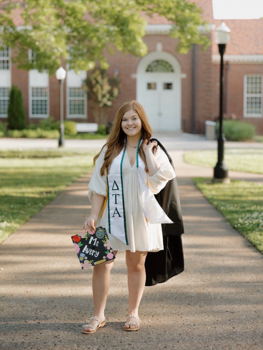 White V-Neck Mini Dress with Balloon Sleeves